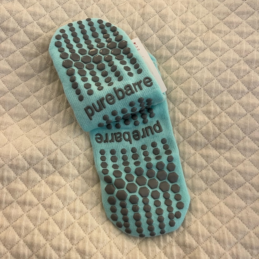 🍹Pure Barre Blue Happy Hour Socks - Picture 3 of 3